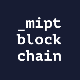 Логотип магистратуры МФТИ по технологиям блокчейна